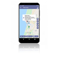aplicação mobile de gestão de froas android e ios para telemóveis e tablets fleet.track