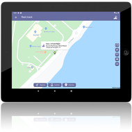 aplicação mobile de gestão de froas android e ios para telemóveis e tablets fleet.track