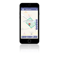 aplicação mobile de gestão de froas android e ios para telemóveis e tablets fleet.track