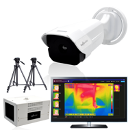 Câmara para medição de temperatura, Sistema de deteção corporal, Temperatura Corporal Online, Análise de Febre, Módulo access.track - medição de temperatura corporal, controlo de acessos com medição de febre