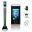 Leitor de acessos Multi-biométrico com suporte / torre de balcão / secretária / torre pedestal, Terminal de acessos e/ou assiduidade com autenticação facial, autenticação por palma, cartão RFID e PIN.
