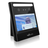Terminal de assiduidade e/ou controlo de acesso multi-biométrico sem toque de alta velocidade, com reconhecimento facial, cartão RFID e PIN. 