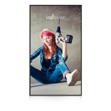 Ecrã Profissional S65P4K- Alta Luminosidade 16:9, 4K Ultra HD, 65", 5000 Nits, no touch, Horizontal ou Vertical - Interior - C/ SO Android 12 APP Q.track