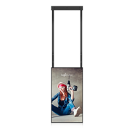 Ecrã Profissional S86P4K- Alta Luminosidade 16:9, 4K Ultra HD, 86"", 3500 Nits, no touch, Horizontal ou Vertical - Interior - C/ SO Android 12 APP Q.track, C/ Suporte de Teto