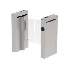 Torniquete de vidro TSS100 acesso bidirecional (SUS304) - Passagem de 900mm - Interior