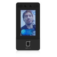 Terminal de Acessos Facial FH01 + Impressão Digital + RFID + QR - IP65 POE