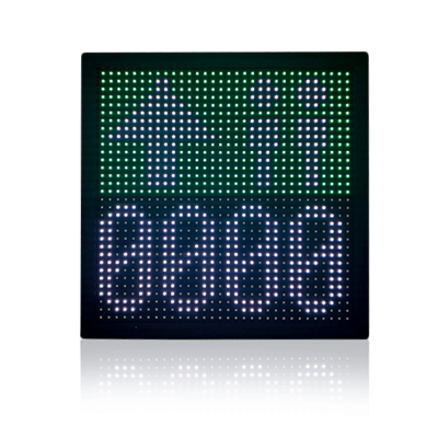 Painel LED Display RGB 2M P10 quadrado (cores) - Exterior Resolução: P10 – 32 x 32 pixel Área Visivel: 320 x 320 mm (L x A)