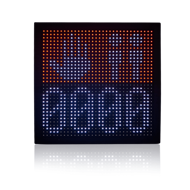 Painel LED Display RGB 2M P10 quadrado (cores) - Exterior Resolução: P10 – 32 x 32 pixel Área Visivel: 320 x 320 mm (L x A)