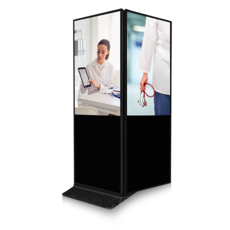 Pórtico / Totem Digital Dupla face de Interior LP PDI4 49, 2K, 49", PC core i5, ROM 128GB SSD, RAM 8GB , Windows 11 PRO